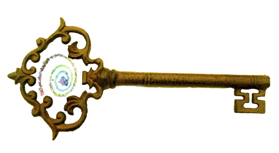 Golden Spiral Key Render